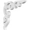 Ekena Millwork Kendall Architectural Grade PVC Bracket, 5/8"W X 6"D X 6"H BKTP01X06X06KD - alternate 1